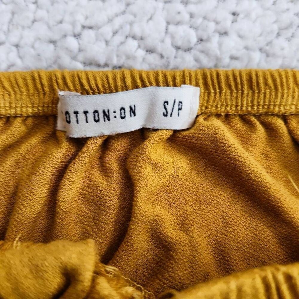 Cotton On mustard yellow crop top Size S - Picture 5 of 5